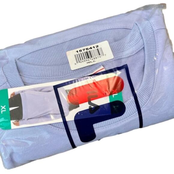 Fila Women's Sweatshirt French Terry Crewneck Side Pockets Size XL NWT - Picture 5 of 5